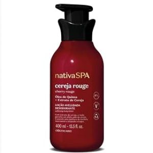 Loção Aveludada Desodorante Corporal Nativa Spa Cereja Rouge 400ml