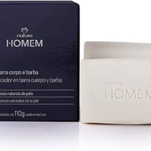 Caixa de Sabonetes em Barra 2 em 1 Corpo e Barba Natura Homem 3x110g