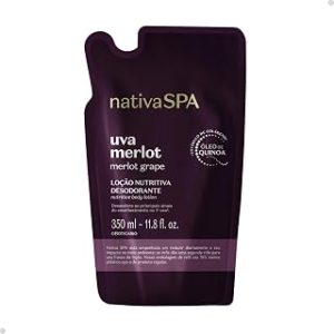 Refil Loção Nutritiva Desodorante Nativa Spa Uva Merlot 350ml Nativa SPA