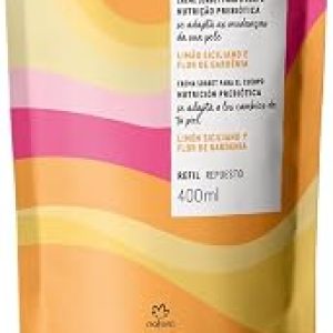 Refil Creme Desodorante Nutritivo Tododia Limão Siciliano e Flor de Gardênia