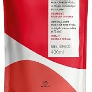 Refil – Creme Nutritivo para o Corpo Tododia Morango e Baunilha Dourada 400 ml