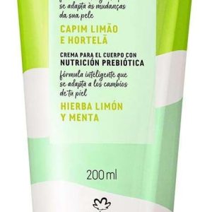 Creme Desodorante Nutritivo para o Corpo Tododia Capim Limão e Hortelã 200ml – Natura