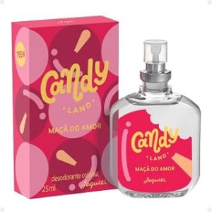 Jequiti Colônia Desodorante Candy Land Maçã do Amor – Perfume Feminino 25ml