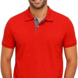 Ogochi Polo Masculina Slim Essencial 96% Algodão