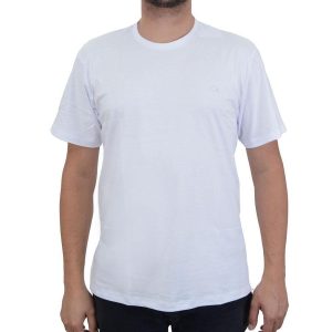 Ogochi Camiseta Masculina Gola Redonda 100% Algodão Slim Casual