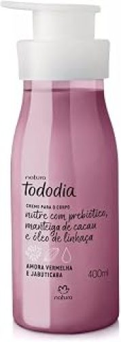 Creme Desodorante Nutritivo para o Corpo Tododia Amora Vermelha e Jabuticaba 400 ml