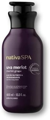 Loção Nutritiva Nativa Spa Uva Merlot 400ml Hidratante Corporal