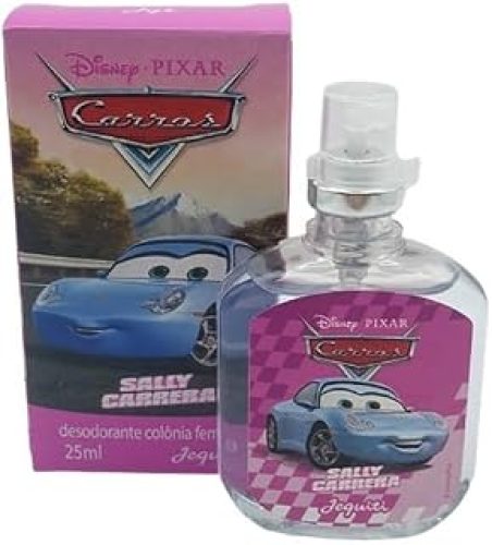 Colônia desodorante feminina teen Carros Pixar Sally Carrera 25ml em spray Jequiti