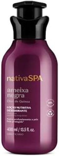 Loção Hidratante Desodorante Corporal Nativa Spa Ameixa Negra 400 ml