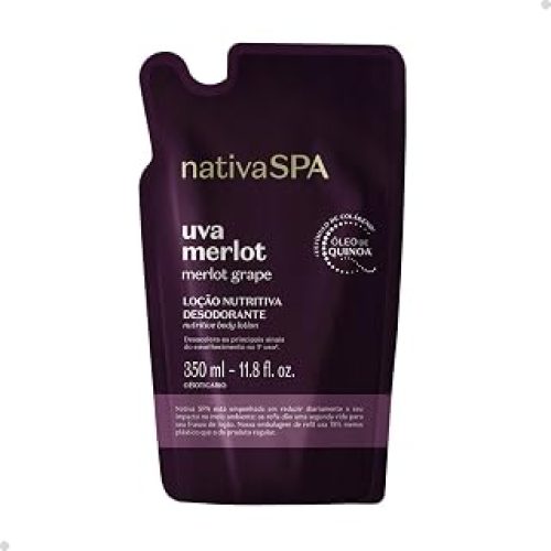 Refil Loção Nutritiva Desodorante Nativa Spa Uva Merlot 350ml Nativa SPA
