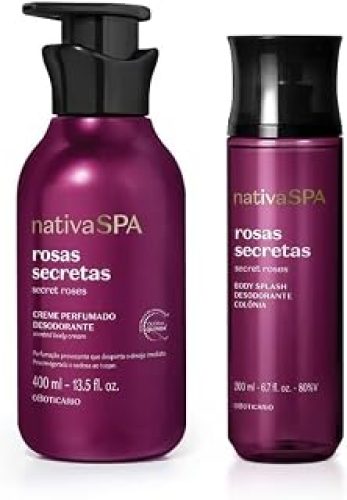 Body Splash Nativa Spa Rosas Secretas 200ml