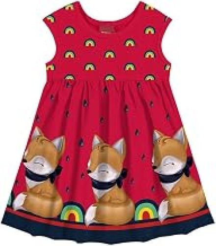 Vestido Bebê Meia Malha Estampado – Kyly