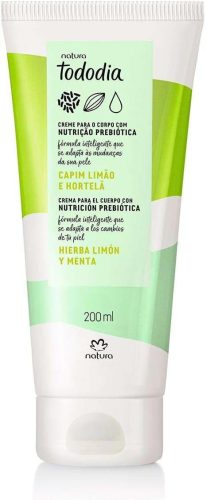 Creme Desodorante Nutritivo para o Corpo Tododia Capim Limão e Hortelã 200ml – Natura