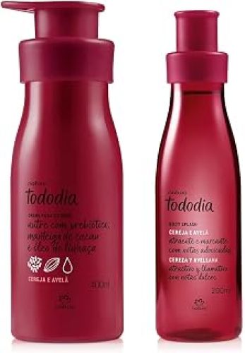 Creme Desodorante Nutritivo para o Corpo Tododia Cereja e Avelã 400 ml