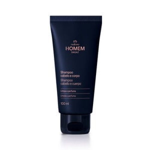 Shampoo Masculino para Cabelo e Corpo Natura Homem Sagaz 100ml